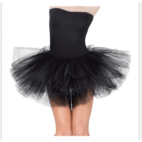 Body Wrappers Tops - Body Wrappers 4 Layer Black Tutu Adult Size M/L